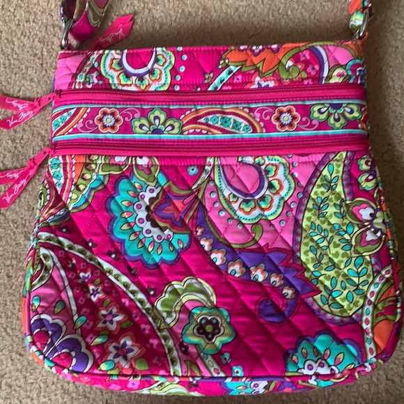 Vera Bradley Handbags - Vera Bradley Triple Zip Hipster Crossbody